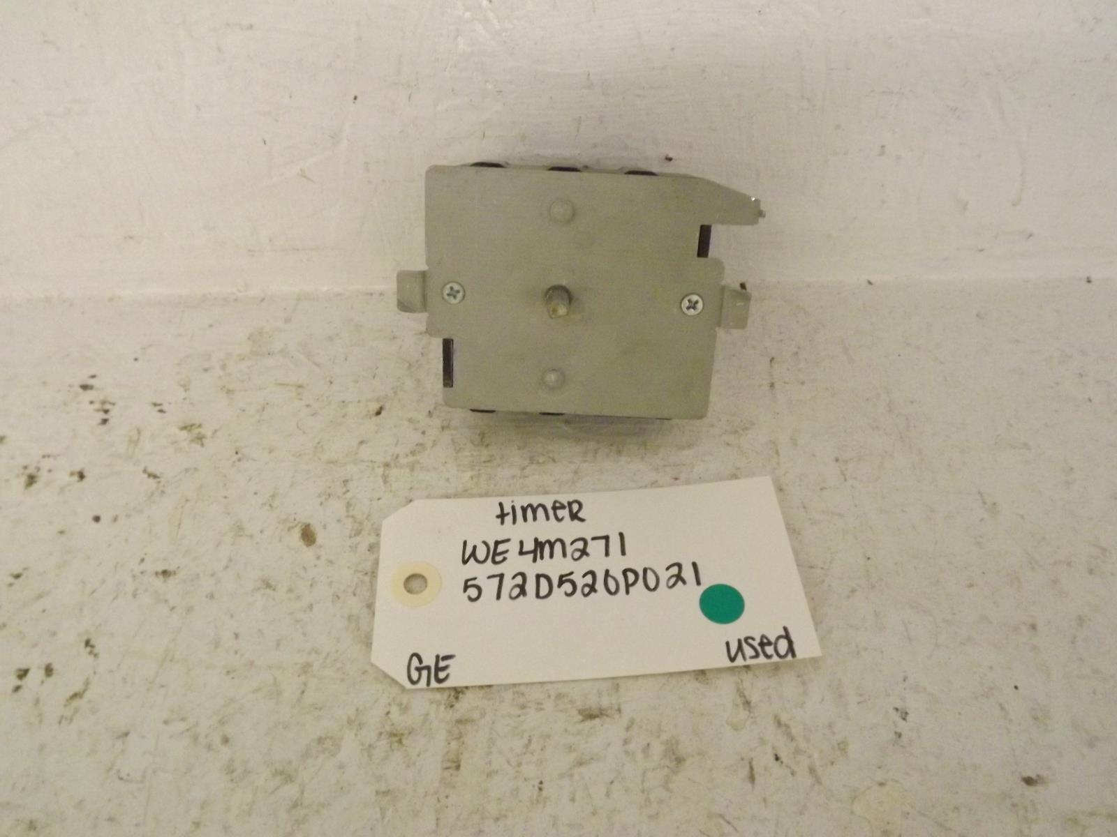 GE Dryer WE4M271 572D520P021 Timer Used GE Dryer WE4M271 572D520P021 Timer Used